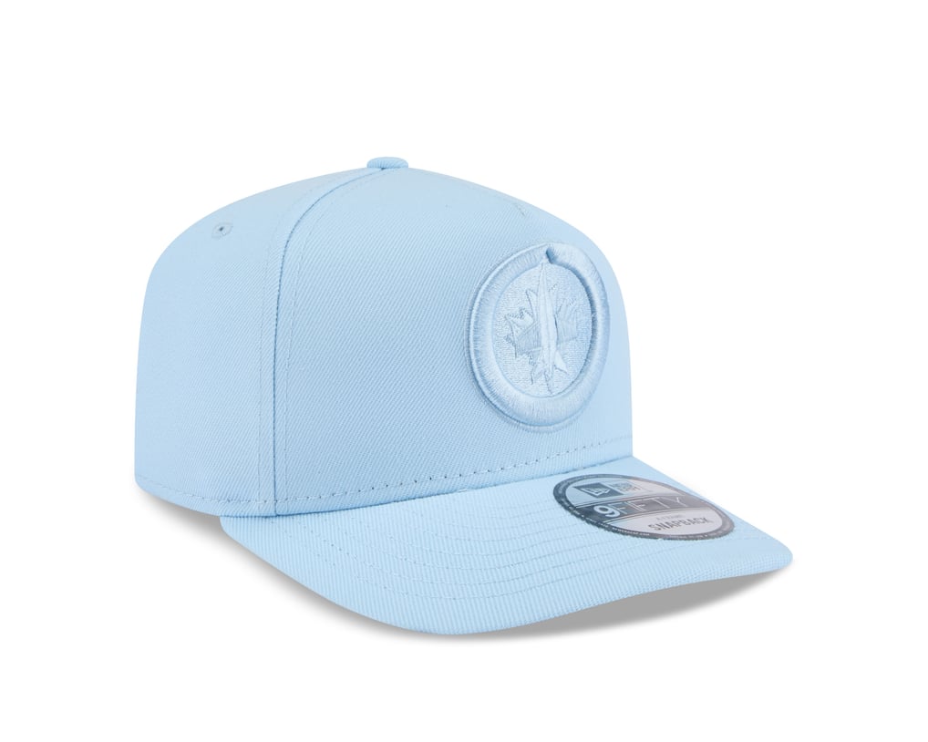 Casquette ajustable 9FIFTY ton sur ton bleu clair des Jets de Winnipeg de New Era pour homme